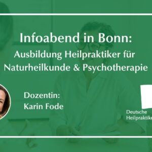 Infoabend: Heilpraktiker für Naturheilkunde und Psychotherapie in Bonn