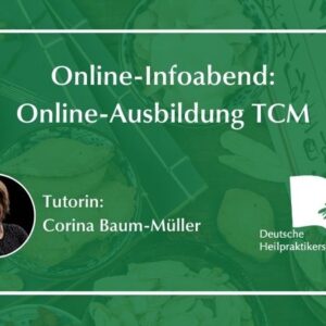Online-Infoveranstaltung zur Online-Ausbildung TCM