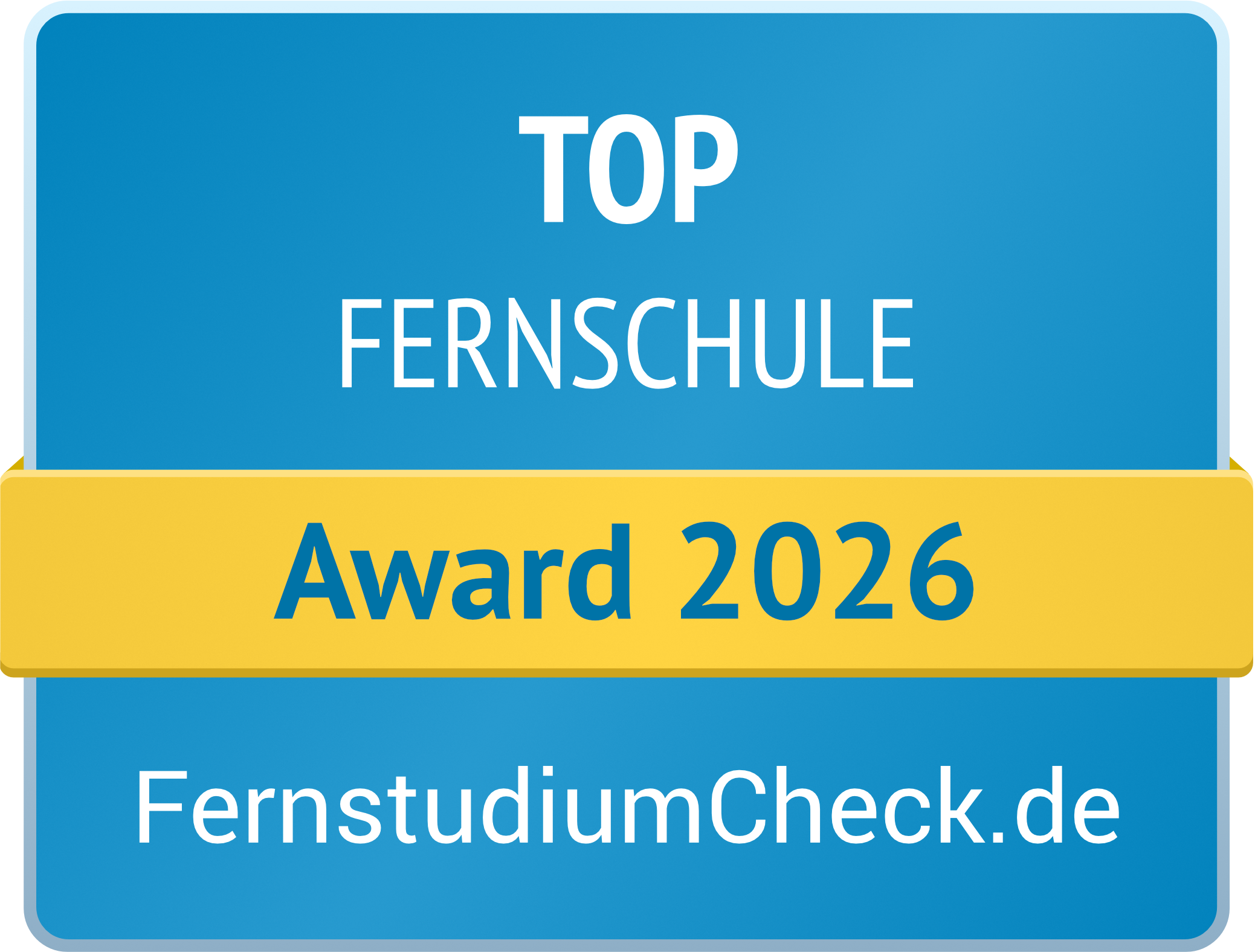 Top Fernschule 2026 - FernstudiumCheck