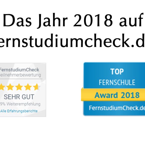 Das Jahr 2018 auf fernstudiumcheck.de